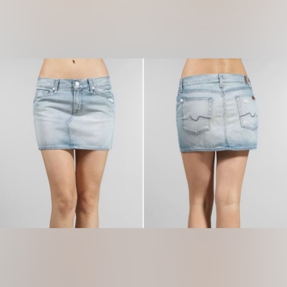 7 For All Mankind Roxanne Miniskirt 32 NWT